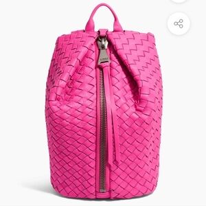 Aimee Kestenberg Hot Pink Tamitha leather‎ Backpack